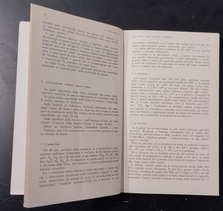 LA GEOCHIMICA di Allegre Michard 1977 Newton Compton libro chimica …