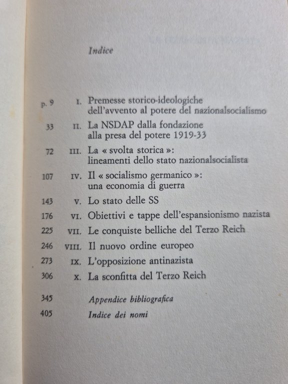 LA GERMANIA NAZISTA di Enzo Collotti 1962 Einaudi Libro repubblica …