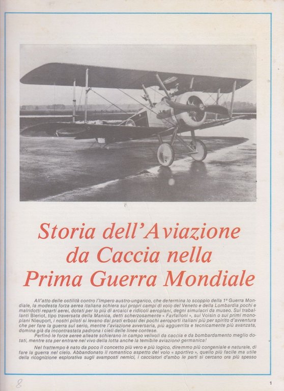 LA GIOSTRA VOLANTE storia dell'aviazione da caccia nella prima guerra …