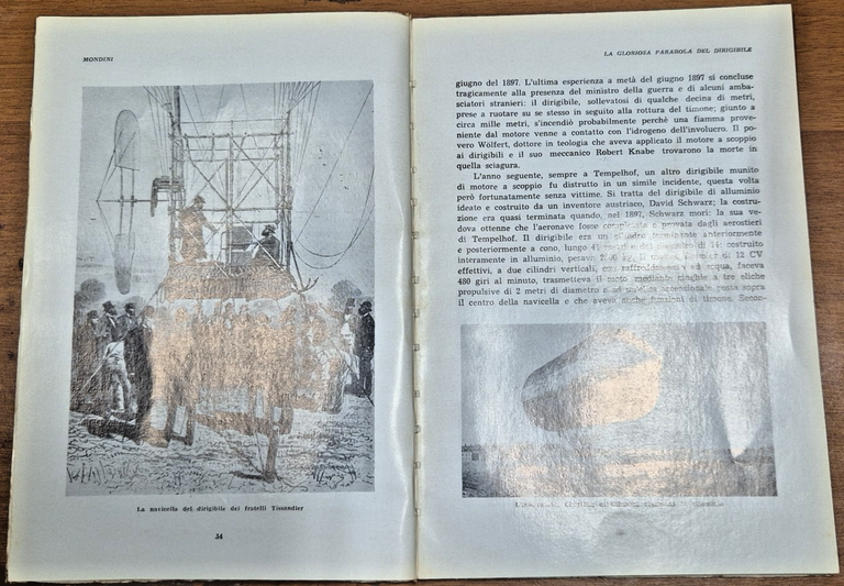 LA GLORIOSA PARABOLA DEL DIRIGIBILE di Mondini 1967 Ministero Della …