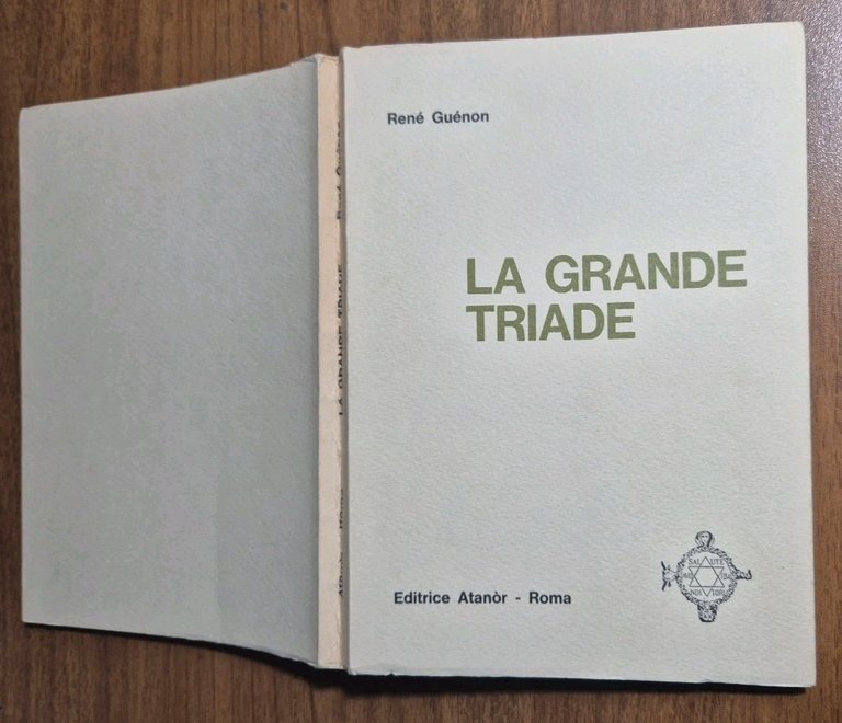 LA GRANDE TRIADE di Renè Guenon 1971 Editrice Atanor Libro …