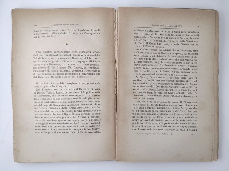 LA GUERRA ALLA FRONTE ITALIANA di Luigi Cadorna 2 volumi …