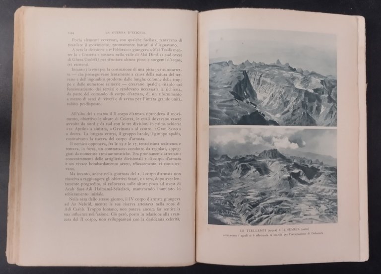 LA GUERRA D'ETIOPIA di Pietro Badoglio 1936 Mondadori Libro fascismo …