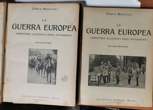 LA GUERRA EUROPEA i primi 2 Volumi di Enrico Mercatali … | Immagine Gallery 1