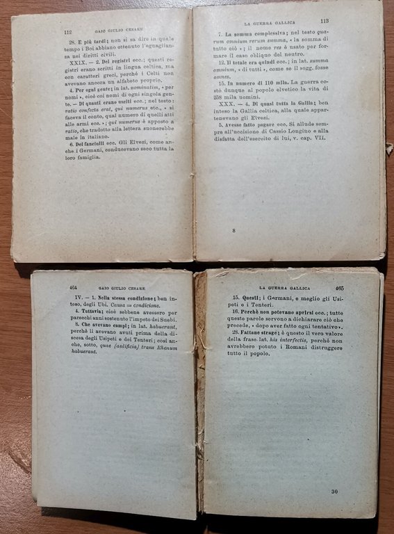 LA GUERRA GALLICA di Gaio Giulio Cesare 2 volumi 1934 …