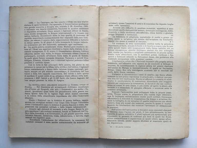 LA GUERRA MODERNA di Carlo de Rysky 1942 Principato libro …