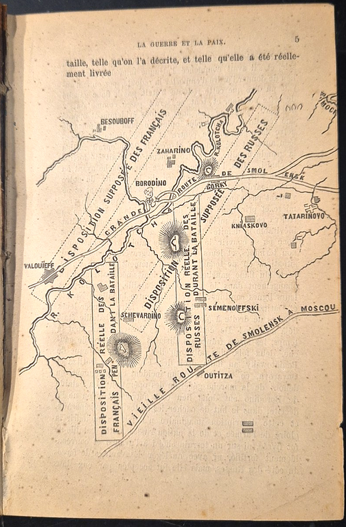 LA GUERRE ET LA PAIX volume 3 1879 prima traduzione …