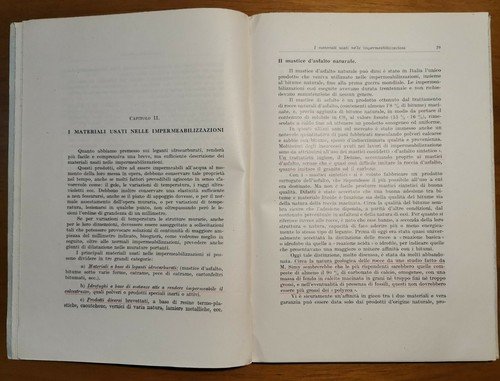 LA IMPERMEABILIZZAZIONE DI TERRAZZE TETTI PIANI OPERE MURARIE Balzano 1954 …