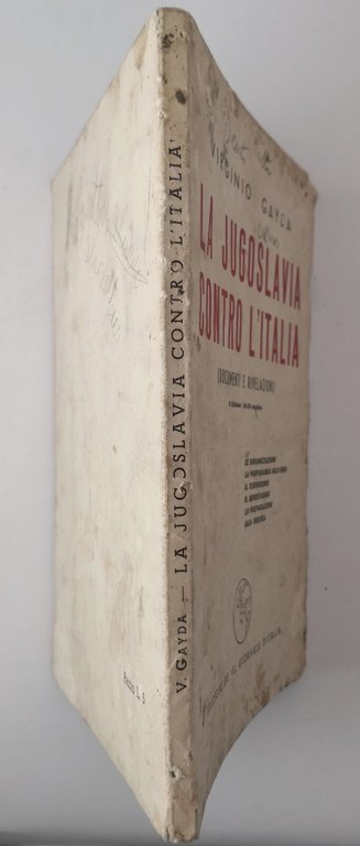 LA JUGOSLAVIA CONTRO L'ITALIA di Virginio Gayda 1941 Il Giornale …