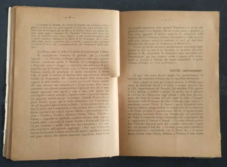 LA JUGOSLAVIA CONTRO L'ITALIA di Virginio Gayda Giornale d'Italia Libro …