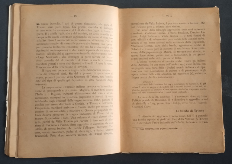 LA JUGOSLAVIA CONTRO L'ITALIA di Virginio Gayda Giornale d'Italia Libro …