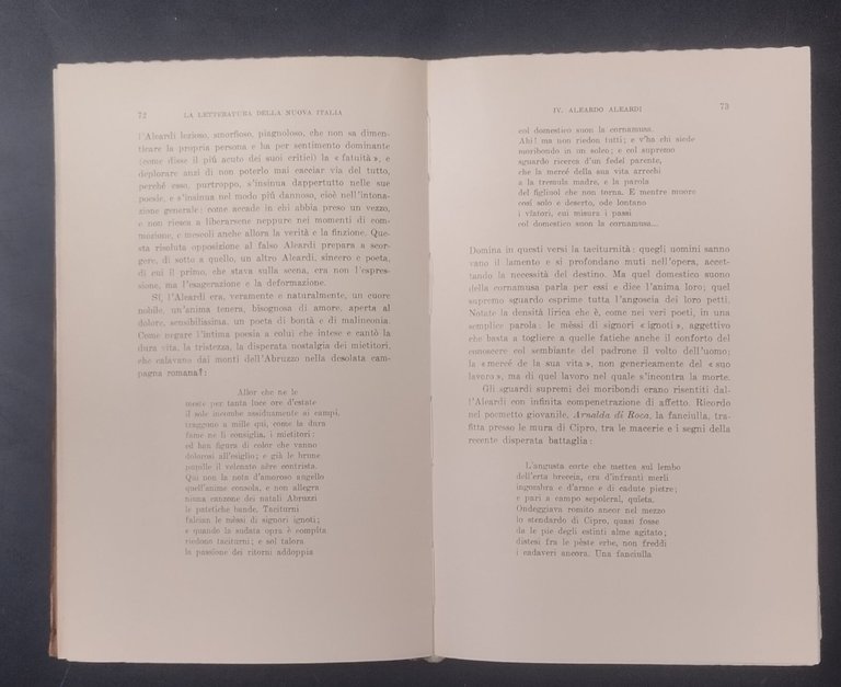 LA LETTERATURA DELLA NUOVA ITALIA di Benedetto Croce 2 Volumi …