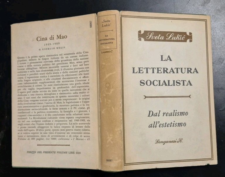 LA LETTERATURA SOCIALISTA dal realismo all'estetismo di Sveta Lukic 1971 …