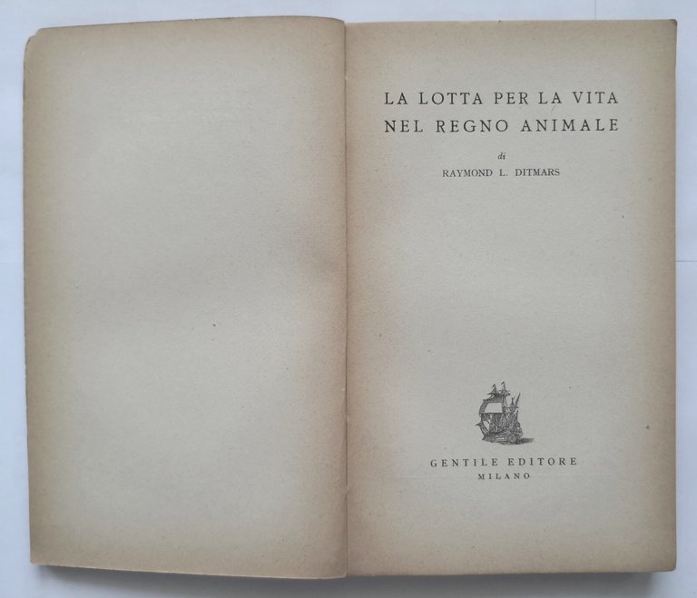 LA LOTTA PER LA VITA NEL REGNO ANIMALE di Raymond …