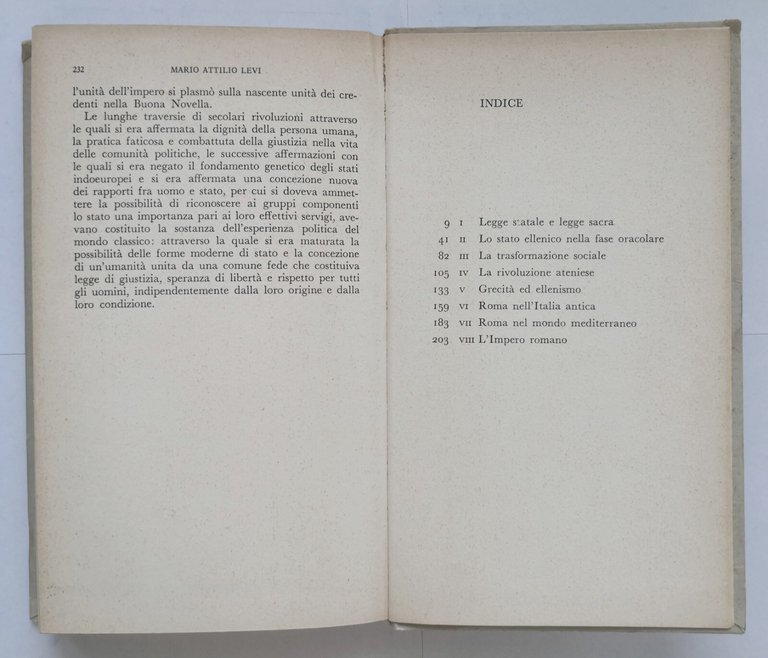 LA LOTTA POLITICA NEL MONDO ANTICO di Mario Attilio Levi …