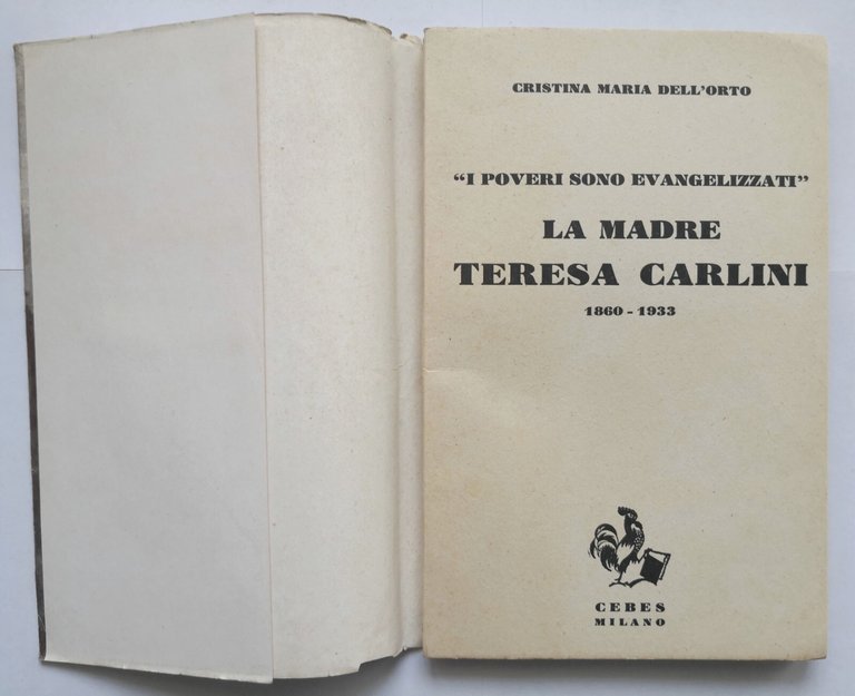 LA MADRE TERESA CARLINI 1860 1933 di Maria Cristina Dell'Orto …