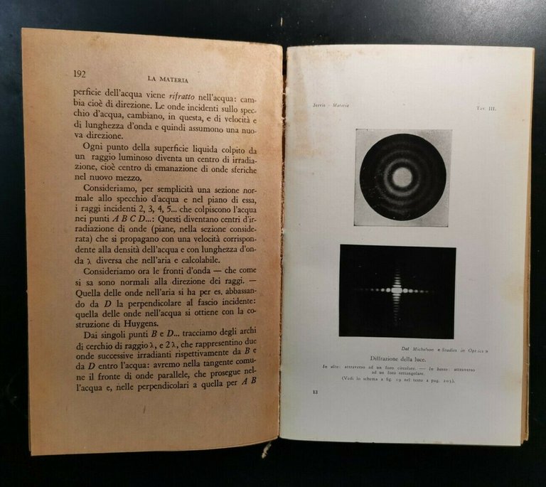 LA MATERIA di T Jervis 1942 Garzanti Editore libro fisica …