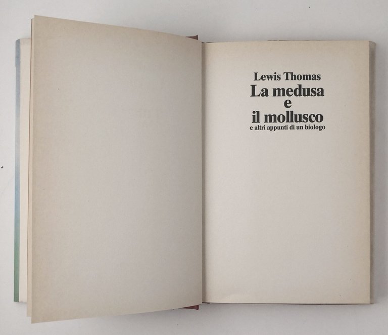 LA MEDUSA E IL MOLLUSCO appunti di un biologo Lewis …