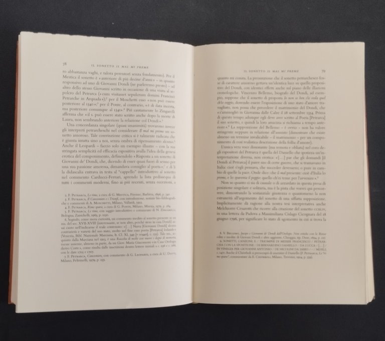 LA MEMORIA INNAMORATA di Antonio Daniele 2005 Antenore Libro petrarchesche
