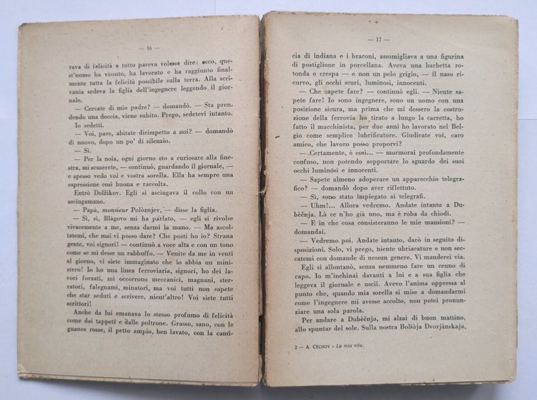 LA MIA VITA e altri racconti di Anton Cechov 1928 …