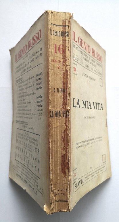 LA MIA VITA e altri racconti di Anton Cechov 1928 …