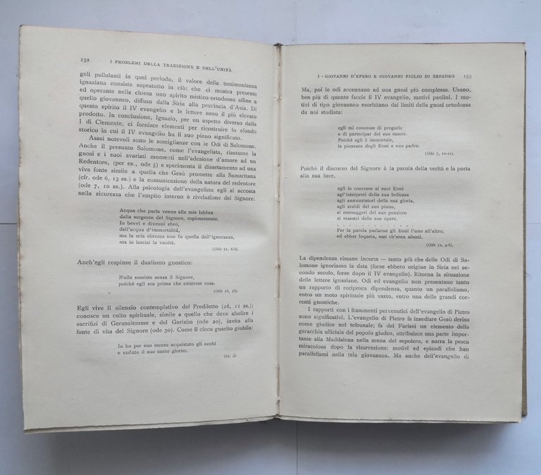 LA MISTICA GIOVANNEA di Adolfo Omodeo 1930 Laterza libro saggio …