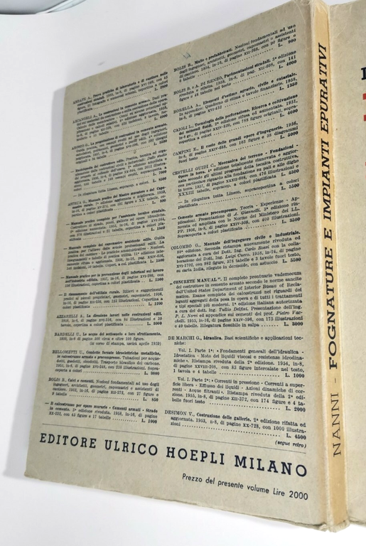 LA MODERNA TECNICA DELLE FOGNATURE E DEGLI IMPIANTI EPURATIVI di … | Immagine Gallery 5