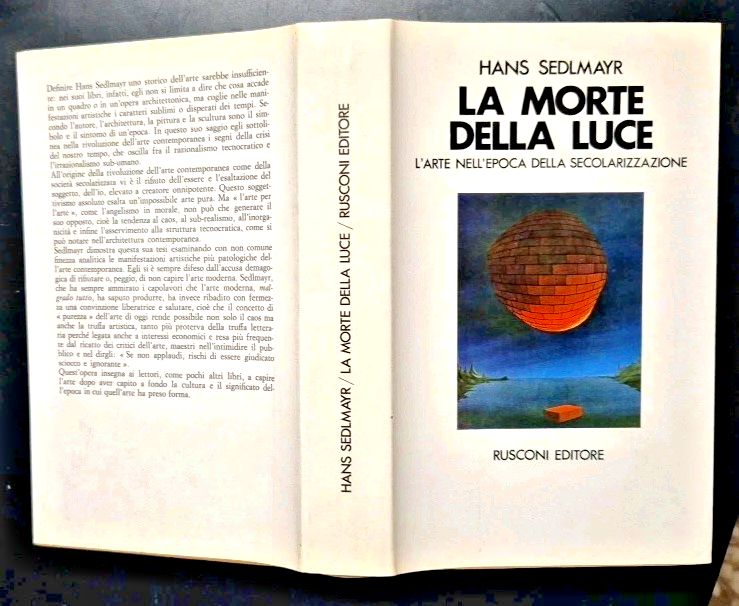 LA MORTE DELLA LUCE l'arte nell'epoca della secolarizzazione di Hans …