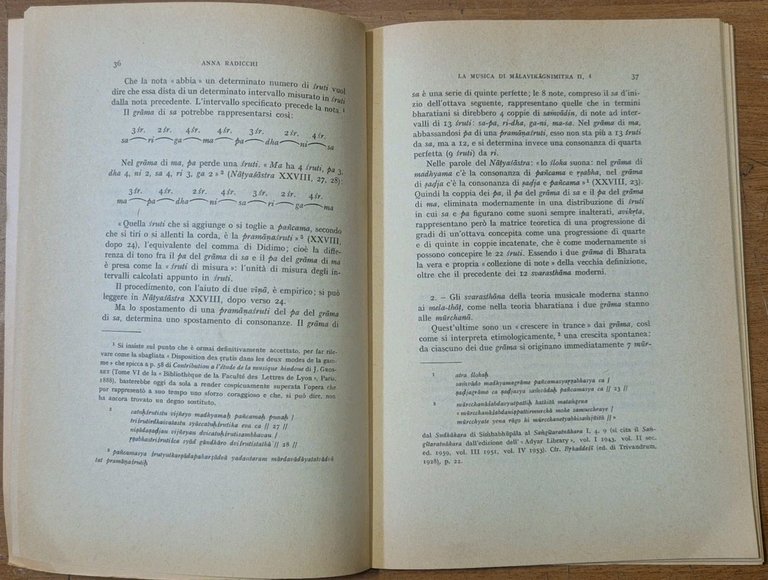 LA MUSICA DI MALAVIKAGNIMITRA II 4 di Anna Radicchi 1967 …