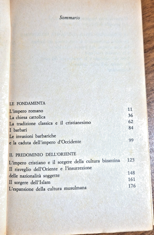 LA NASCITA DELL'EUROPA di Christopher Dawson 1959 Il Saggiatore Cesare …
