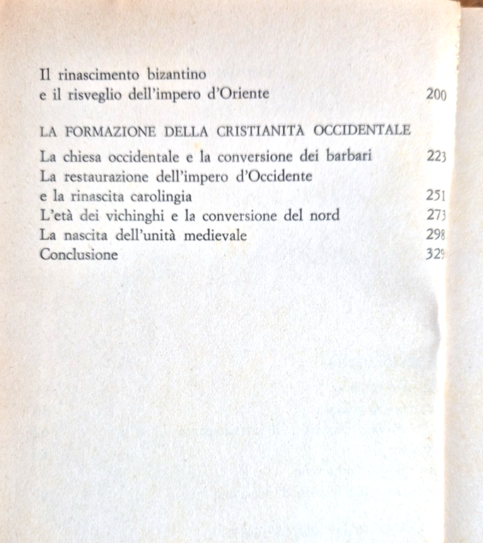 LA NASCITA DELL'EUROPA di Christopher Dawson 1959 Il Saggiatore Cesare …