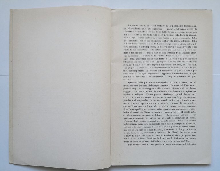 LA NATURA MORTA NELLA PITTURA ITALIANA CONTEMPORANEA di Franco Sossi …