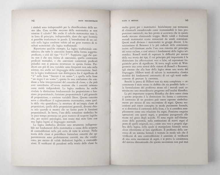 LA NUOVA FILOSOFIA DELLA SCIENZA di Hans Reichenbach 1968 Bompiani …