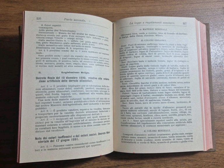 LA NUOVA LEGISLAZIONE SANITARIA ITALIANA E GLI ALIMENTI di Noseda …