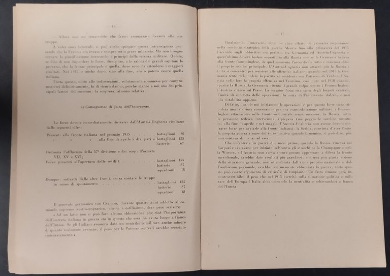 LA PARTE DELL'ITALIA NELLA GRANDE GUERRA di Giovanni Marietti 1936 …