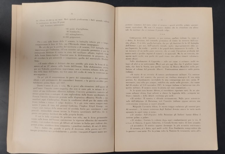 LA PARTE DELL'ITALIA NELLA GRANDE GUERRA di Giovanni Marietti 1936 …