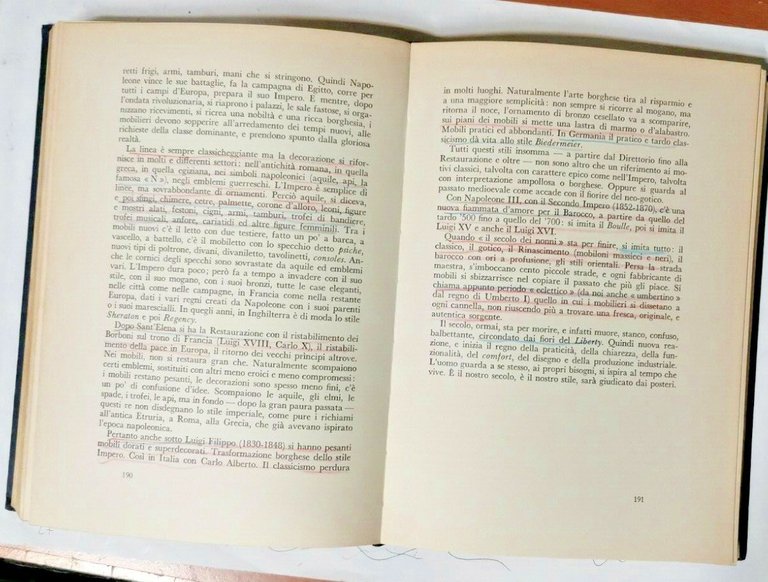 LA PASSIONE DEL TARLO enciclopedia manuale antiquariato di Giorgio Batini …