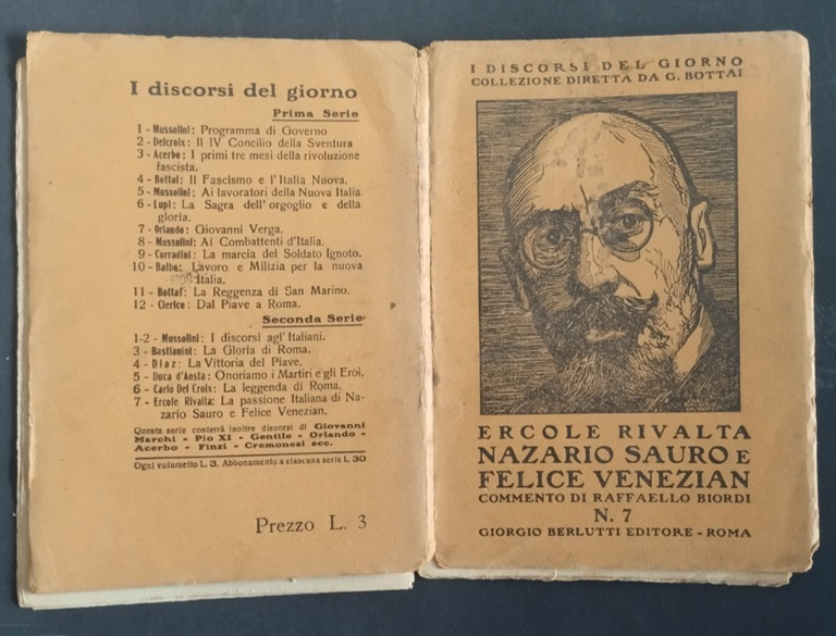 LA PASSIONE ITALIANA DI NAZARIO SAURO E FELICE VENEZIAN E …
