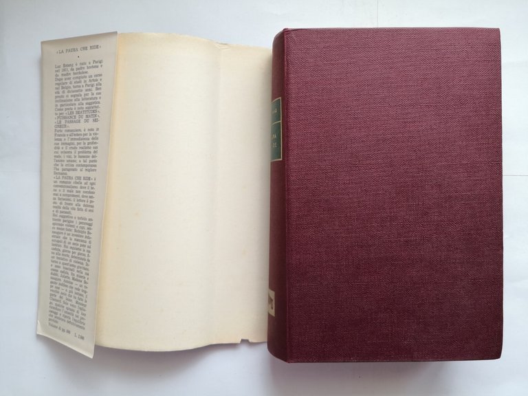 LA PAURA CHE RIDE di Luc Estang 1958 Massimo libro …