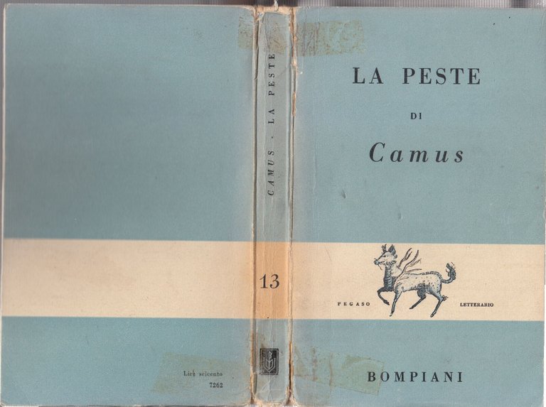 LA PESTE di Albert Camus 1948 I edizione Bompiani libro …