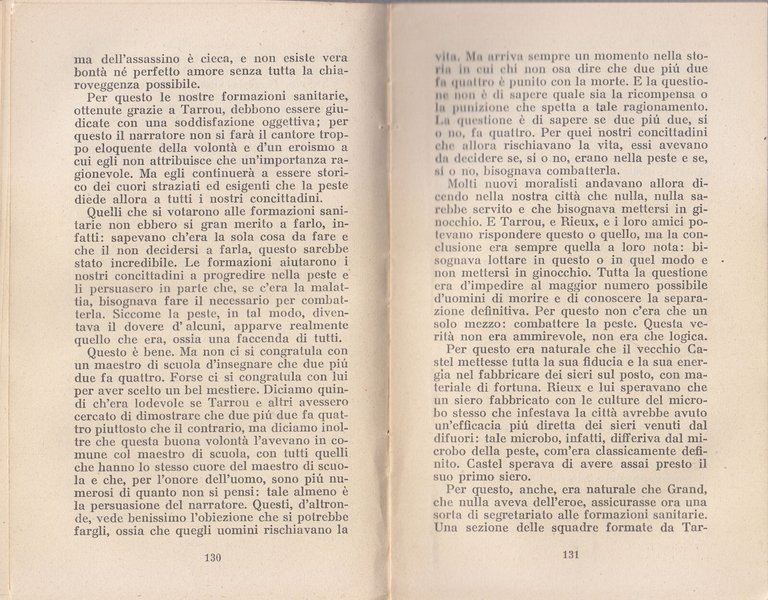 LA PESTE di Albert Camus 1948 I edizione Bompiani libro …
