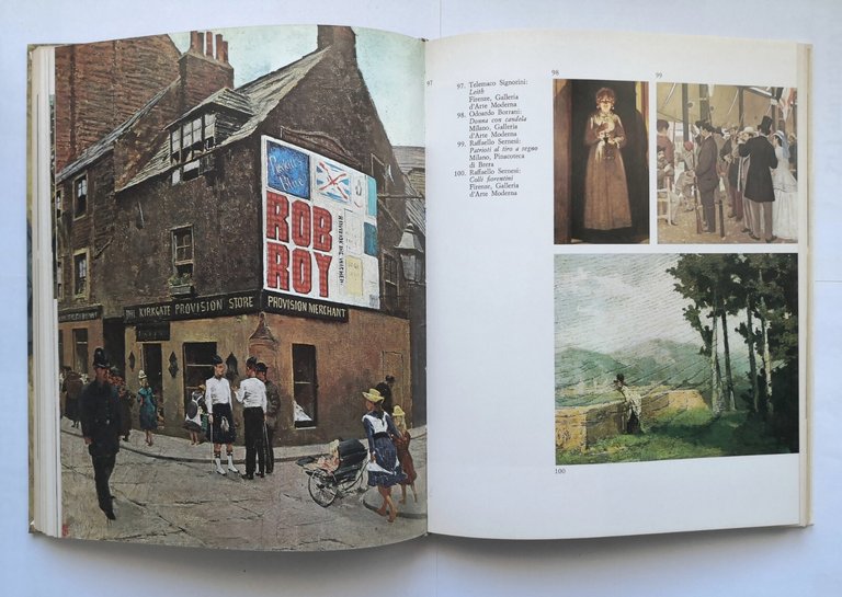 LA PITTURA ITALIANA DELL'OTTOCENTO di Giuseppe Argentieri 1970 Mondadori Libro