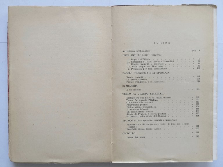 LA POLITICA DI UN IMPOLITICO 1914 1945 di Riccardo Bacchelli …