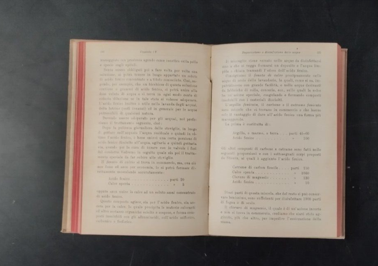 LA PRATICA DELLE DISINFEZIONI PUBBLICHE E PRIVATE di Pizzini 1902 …