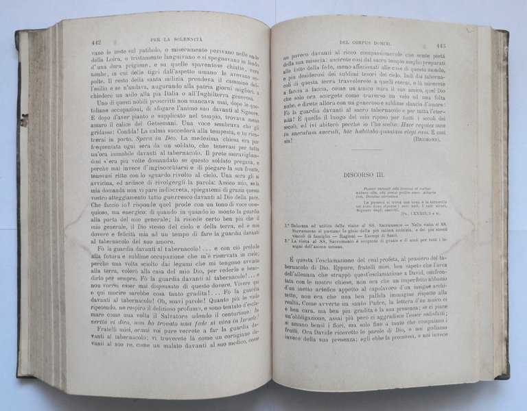 LA PREDICAZIONE CONTEMPORANEA volume 2 misteri Gesù Cristo 1903 Vallardi …