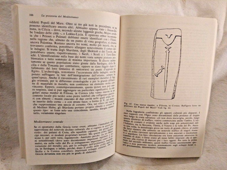 LA PREISTORIA DEL MEDITERRANEO di David H Trump 1983 Mondadori …