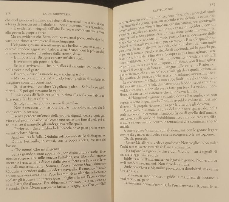 LA PRESIDENTESSA di Clarin 1989 Einaudi Libro i millenni