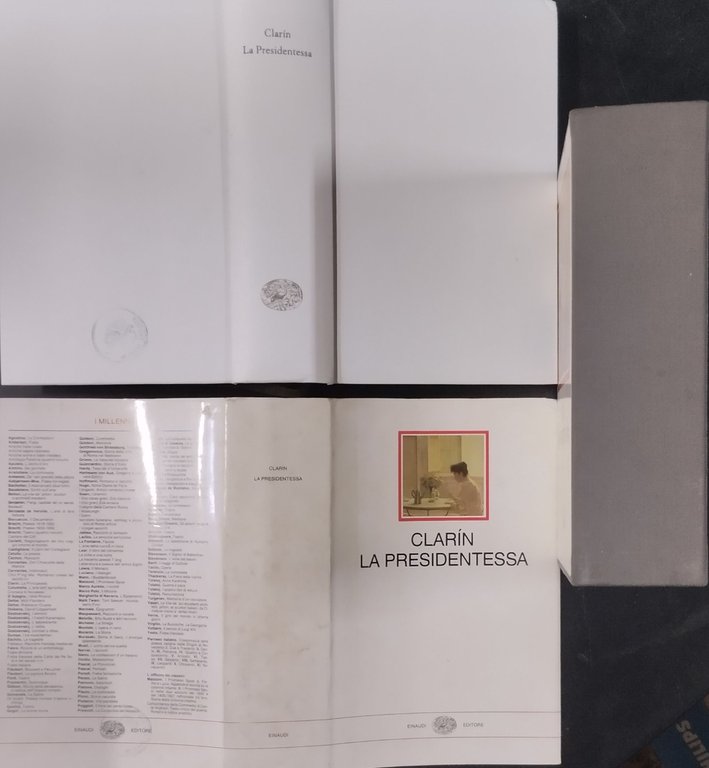 LA PRESIDENTESSA di Clarin 1989 Einaudi Libro i millenni