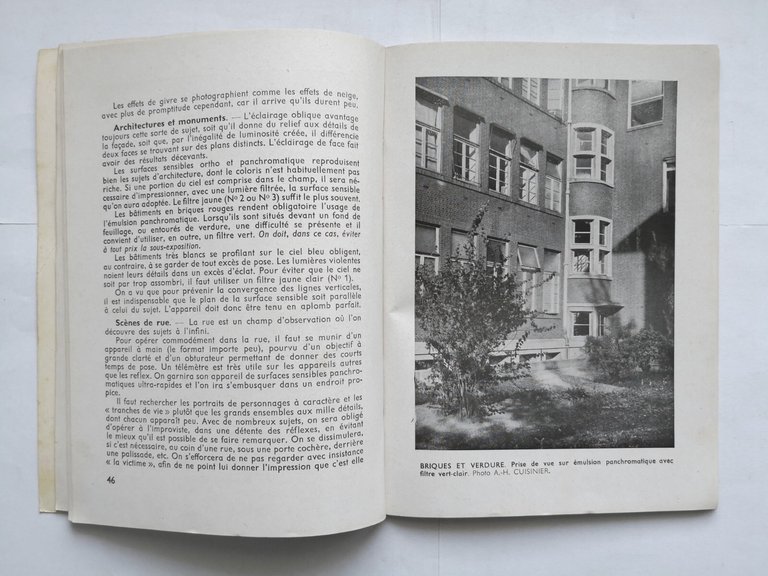 LA PRISE DES VUES PHOTOGRAPHIQUES di Cuisinier 1950 Paul Montel …