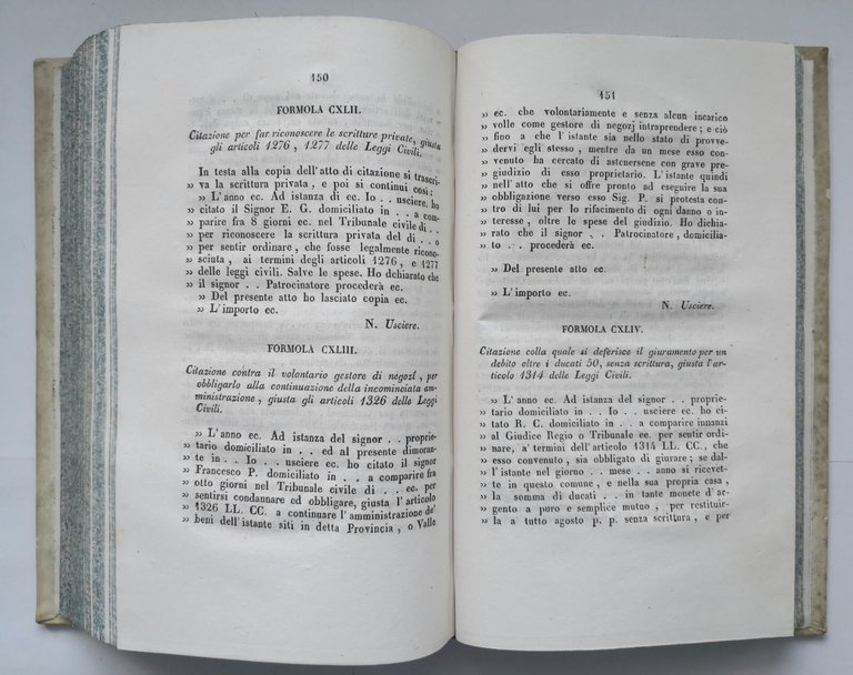 LA PROCEDURA CIVILE TRIBUNALI DELLA FRANCIA di Pigeau 3 volumi …